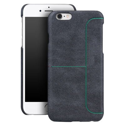 

Mo Fan Apple 6 mobile phone shell iphone6S protective cover all-inclusive edge of the anti-drop stitching hard shell creative personality men&women dark gray