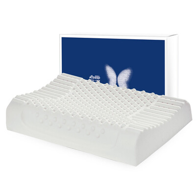 

Dram (AiSleep) Zhen Meng pressure release particles latex pillow Thailand imported latex pillow vacuum compression gift box