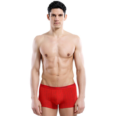 

Fitness Mens Red Underwear This Years New Year New Pink Boxer Mens Underwear 2 Pack J8056XL