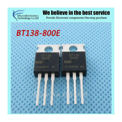 

10pcs free shipping BT138-800E BT138 BT138-800 800V 12A Triacs RAIL TRIAC TO-220 new original