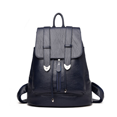 

Women Leather Backpack School Bags Mochilas Mujer 2017 Backpacks For Teenage Girls Designer High Quality Sheepskin Travel Bag