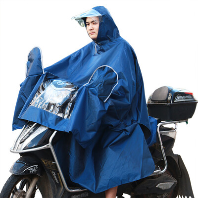 

Leilong poncho 5612X electric motorcycle raincoat battery car lengthening increase thickening single poncho all-inclusive wet feet male&female adult Navy