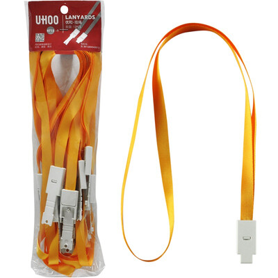 

Excellent&easy UHOO 6712 candy color card sets of lanyards do not fade silk texture yellow 12 card card card work card card card badges