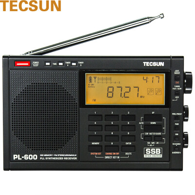 

(TECSUN) PL-600 full-band shortwave digital frequency conversion charging radio Stereo elderly companion entrance exam forty-six hearing semiconductor (black)