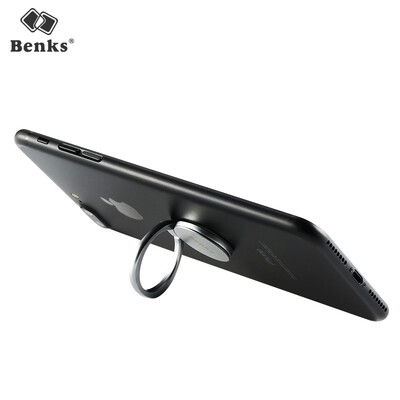 

Bunkers Benks mobile phone bracket metal ring buckle rotating bracket ring bracket metal desktop support Apple Samsung OPPO&other mobile phone general silver