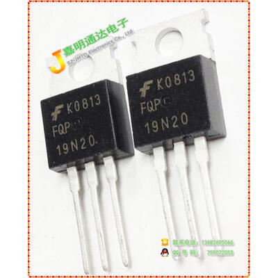 

Free shipping 20pcslot FQP19N20 FET TO-220 original authentic