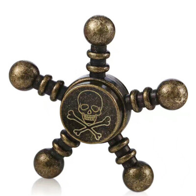 

Savage Valley Guitar Gyro Creative Toys Finger Gyro Spin Spiral Precision Bearings Torqbar Brass Skulls