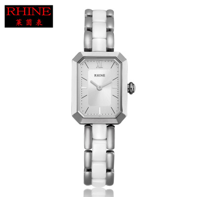 

Rheinland (RHINE) watch square fashion series ceramic Korean version of the quartz waterproof women's watch 89036L-78A
