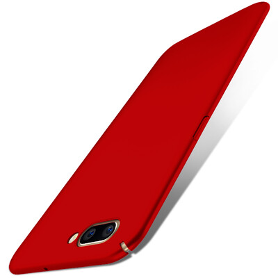 

KOOLIFE OPPOR11 mobile phone case matte anti-drop all-inclusive protective case hard shell shell anti-crash shell for oppo r11 simple series - red