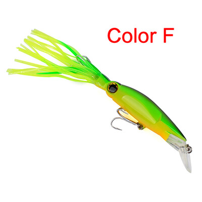 

1pc дизайн Squid 7 "-14cm / 1.566oz-40g рыболовные приманки 6 Цвета рыбацкая приманка 1/0 # Крючок для рыбалки