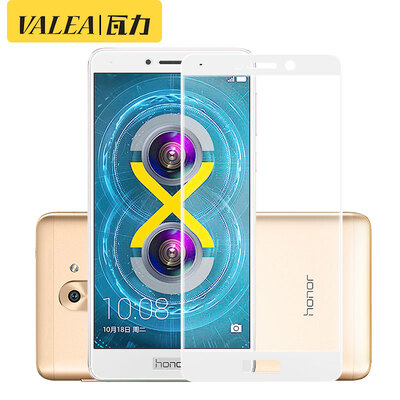 

[Два] Настенный (Валя) Huawei Glory Играть 6X 6X полноэкранного слава стальной оболочки, покрывающей стальной защитной пленки фильм HD телефон черный 5,5 дюймов