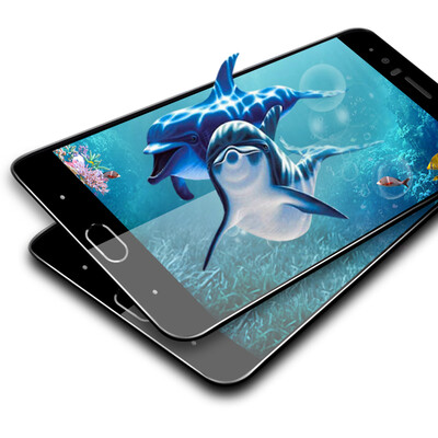 

2 pieces Smorss plus 5 steel film full-screen cover mobile phone film for a plus 5 a plus five black