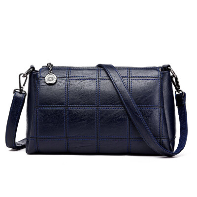 

Fashion Women Genuine Leather Plaid Messenger Hand Bag Ladies High Quality Sheepskin Sac a Main Shoulder Bags Women Crossbody Bag