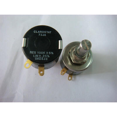 

CLAROSTAT 73JA RES 100K multi-turn wirewound potentiometers