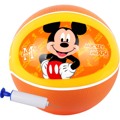 

Ha ha ball children's toy ball Disney cartoon patting ball kindergarten No. 3 basketball Mickey Orange
