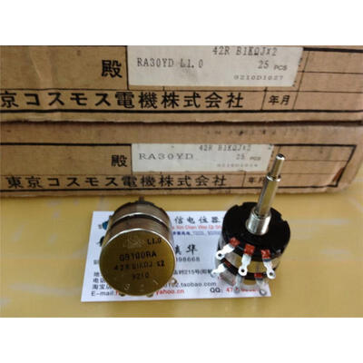 

RA30YD 42R B1K double-double adjustable wirewound potentiometers G9100RA