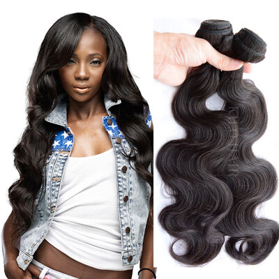 

Rosa Hair Products Brazilian Virgin Hair Body Wave Human Hair 3 Bundles #1 Brazilian Body Wave Bundles Virgin Remy Hair Bundles