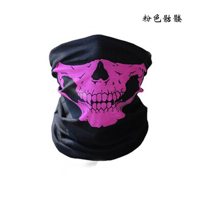 

Skull Printed Men Women Magic Scarf Polyester Scarves Motorcycle Climbing Bandanas Headwear Tubular Bandana Cap Tube Face Mask