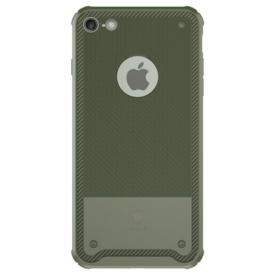 

(Baseus) iPhone7 Anti-Drop телефон оболочки Apple iPhone7tpu мягкой оболочки света всестороннего военного зеленого