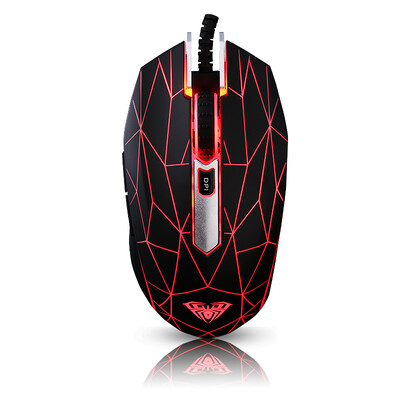 

Tramp (AULA) Running Out of Time Professional Game Lights Mouse Black Edition gaming mouse