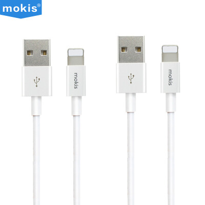 

【2 installed】 Moxi (mokis) Apple data cable / charge line / iphone6s / 7s data cable / 1 meter white for iphone / ipad, etc