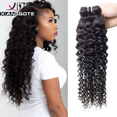 

7A Peruvian Virgin Hair Deep Wave 3 Bundles Peruvian Deep Wave Virgin Hair Weave Crown Hair Products Deep Curly Hair Extensions