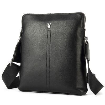 

Playboy playboy male bag Messenger bag boutique shoulder Messenger bag Business leisure trend male package PBF1245-6B black