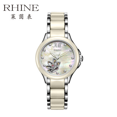 

Rheinland (RHINE) watch fashion series ceramic automatic mechanical ladies watch 89043L-7A8A