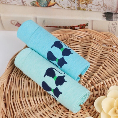 

Kangaroo (DaiShu) [2] женское белье нижнее белье удобное без следа красочный милый мультфильм конфеты цвет низкий талия треугольник брюки женщины