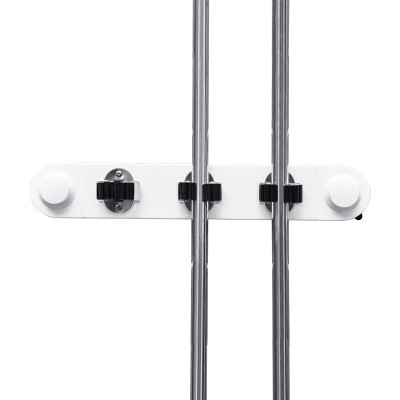 

[Jingdong Supermarket] Ji Bai strong suction wall triple mop rack bathroom bathroom kitchen racks stainless steel perforated racks