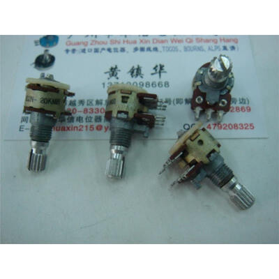 

12 type double potentiometer MN20K with the midpoint of the middle back to zero-15MM