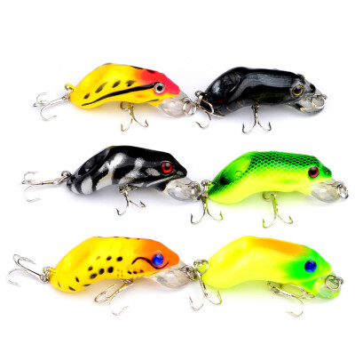 

1PC Fishing Lure Soft Artificial FISHING Bait Lures 6 color fishing tackle Topwater Hook 55mm88g