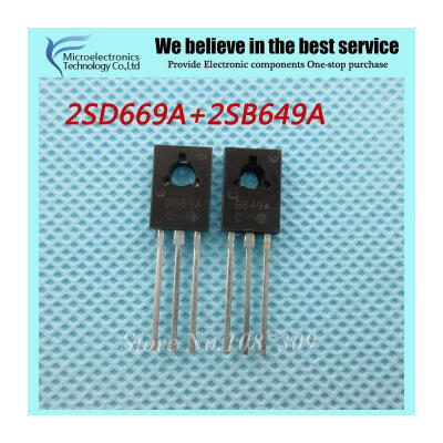 

20PCS free shipping B649A D669A 2SB649A 2SD669A (10PCS* B649A +10PCS* D669A ) audio power amplifier boost tube new original