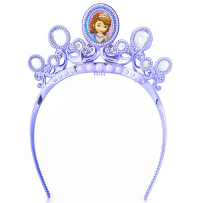 

Disney girl in the family of children's toys small princess Sufiya crown girl headdress hair band hairpin birthday gift set precious stones children hair ornaments crown 75590