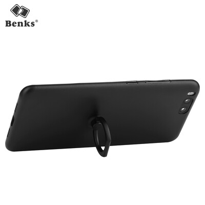 

Матовый защитный чехол с упором для пальцев/подставкой Benks для Xiaomi Mi 6, черный