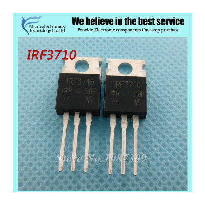 

10pcs free shipping IRF3710 IRF3710PBF MOSFET MOSFT 100V 57A 23mOhm 86.7nC TO-220 new original