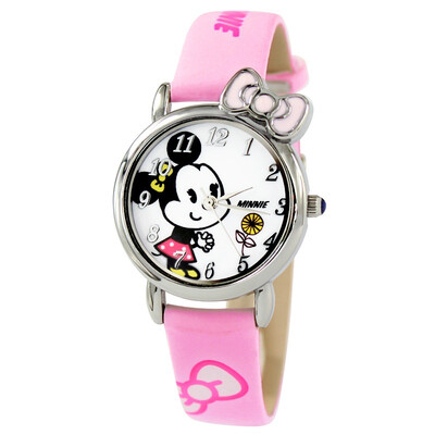 

Дисней (Disney) Новый Микки Маус смотреть детям смотреть белый Ши Ин наручные часы DC-54036W девушка