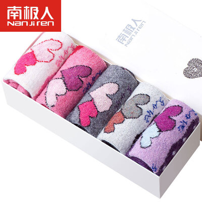 

Antarctic socks female socks rabbit wool socks warm socks thick female socks socks 5 pairs of mixed suit N8F5X female models are all