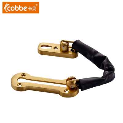 

Cobbe Cobbe anti-theft chain hotel hotel door bolt gold single loaded