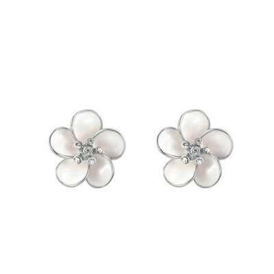

Yoursfs@ Fascinating 18k gold plated cubic zircinia crystal flower luxury earings high quality earrings jewelry for women