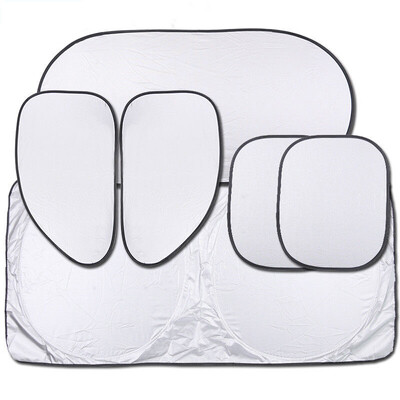 

Huaxiang sun block set summer car sun visor car sunscreen insulation aluminum foil sunshade light car accessories car supplies full car 6 piece front front rear gear side block