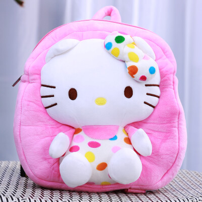 

Hello Kitty Hello Kitty Polka Dot серии детской школы мешки студент рюкзак школьный маленький ребенок питомник девушки сумку (розовый) KT3016