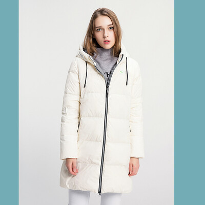 

Snow Flying Winter Down Jacket Women&39s Long Hooded Jacket Candy Color A1621YY252 Moisturizer 8145 S