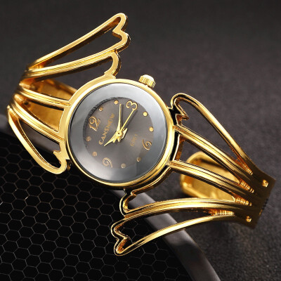 

2017 Fashion Wings Design Bracelet Watch Full Steel Quartz Watch Women Cuff Bangle Watches Elegant Female Clock