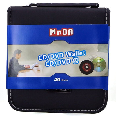 

MNDA CD/DVD Wallet, 80/40/24-Capacity