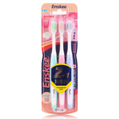 

Сакура Kit (Enskee) тонкой розы отбеливание уход десен мягкой зубной щетки × 3 разветвленные NO.873 (2 + 1 доставка Устройство случайный цвет)
