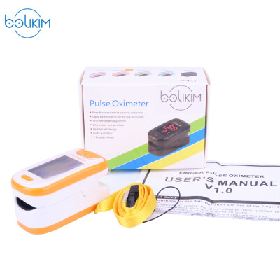 

BOLIKIM Digital Finger Pulse Oximeter Blood Oxygen Finger Oximetro de dedo Portable Oximeter Health Care Pulse Heart Rate Meter