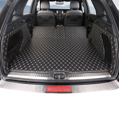 

Huashi Mercedes-Benz GLC trunk mat Mercedes-Benz glc200 220 260 300 full leather trunk mat Mercedes-Benz glc modified special tail box mat sports black