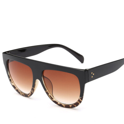 

Big box fashion personality sunglasses trend ladies round face sunglasses as gift for women