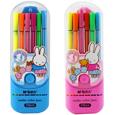 

Morning light ( & G) FCP90146 Miffy bar can be washed watercolor pen brush 24 color / box box color random